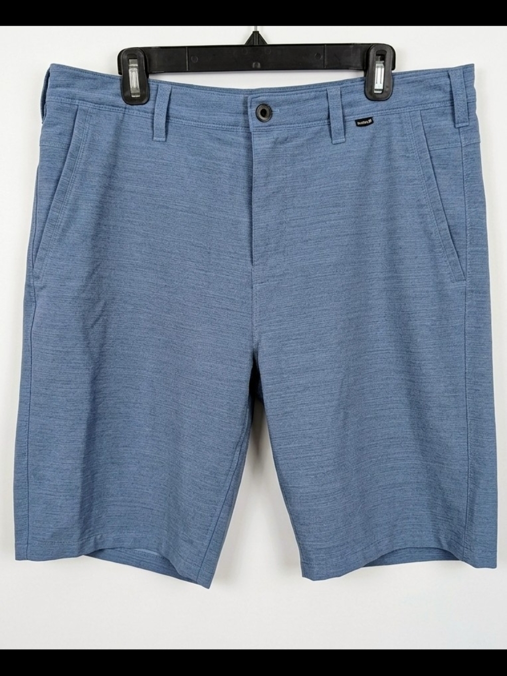 Hurley Nike Dri-FIT Heather Blue Hybrid Boardshorts Walk Shorts | Men Size 34